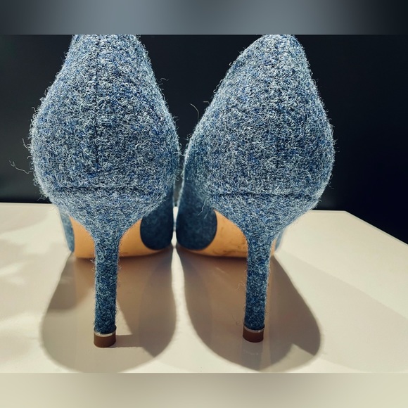 MANOLO BLAHNIK blue Hanghisi heels / pumps  NWT - Picture 5 of 8